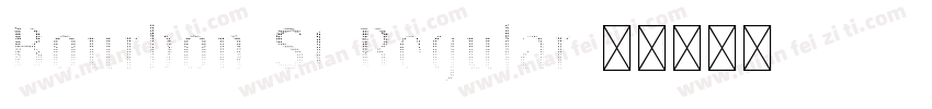 Bourbon St Regular字体转换